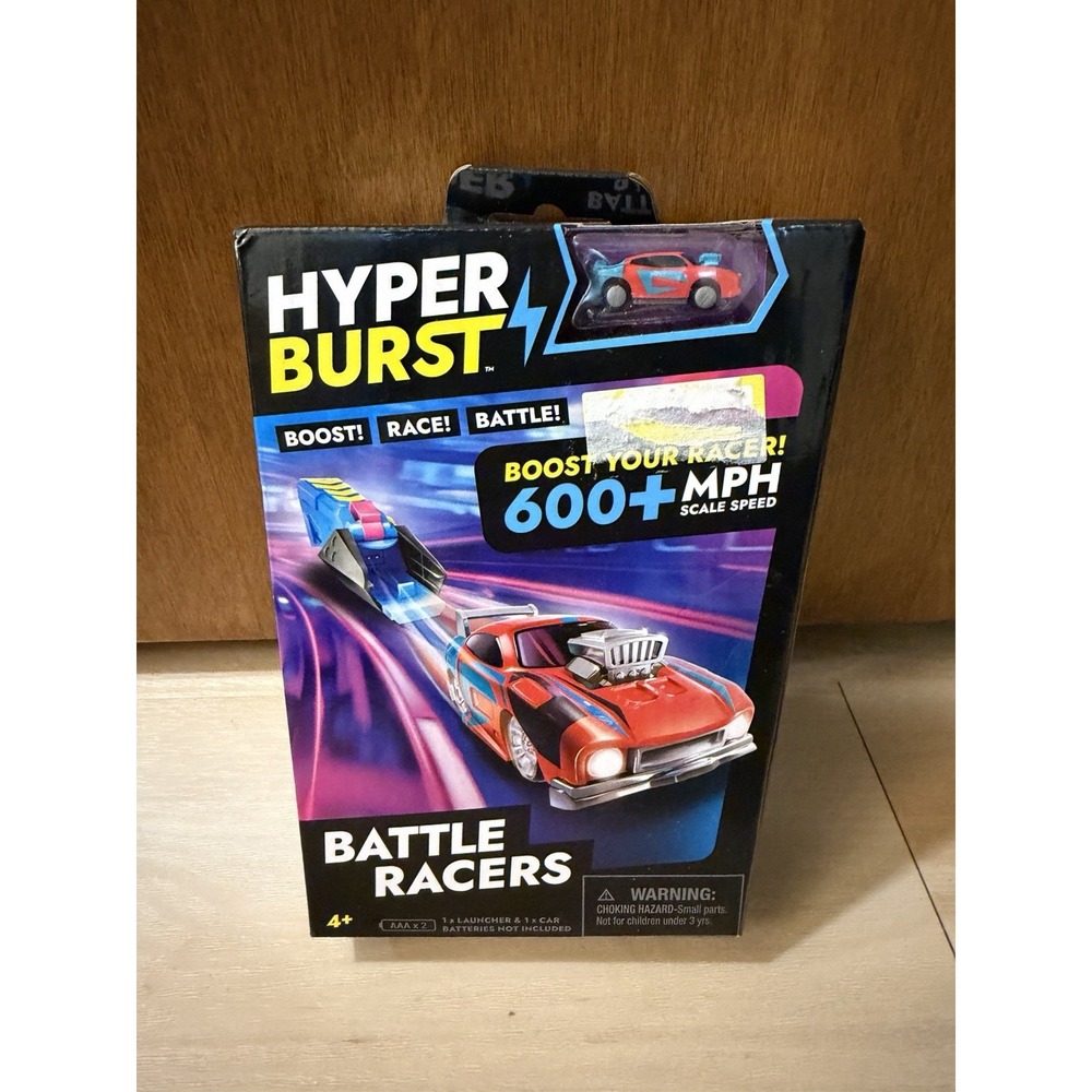 Hyper Burst Battle Racers Red Storm Car and Launcher